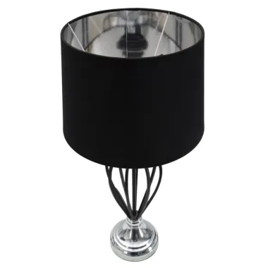 LAMPA STOŁOWA DARKY SILVER 28X56 cm MIN 2